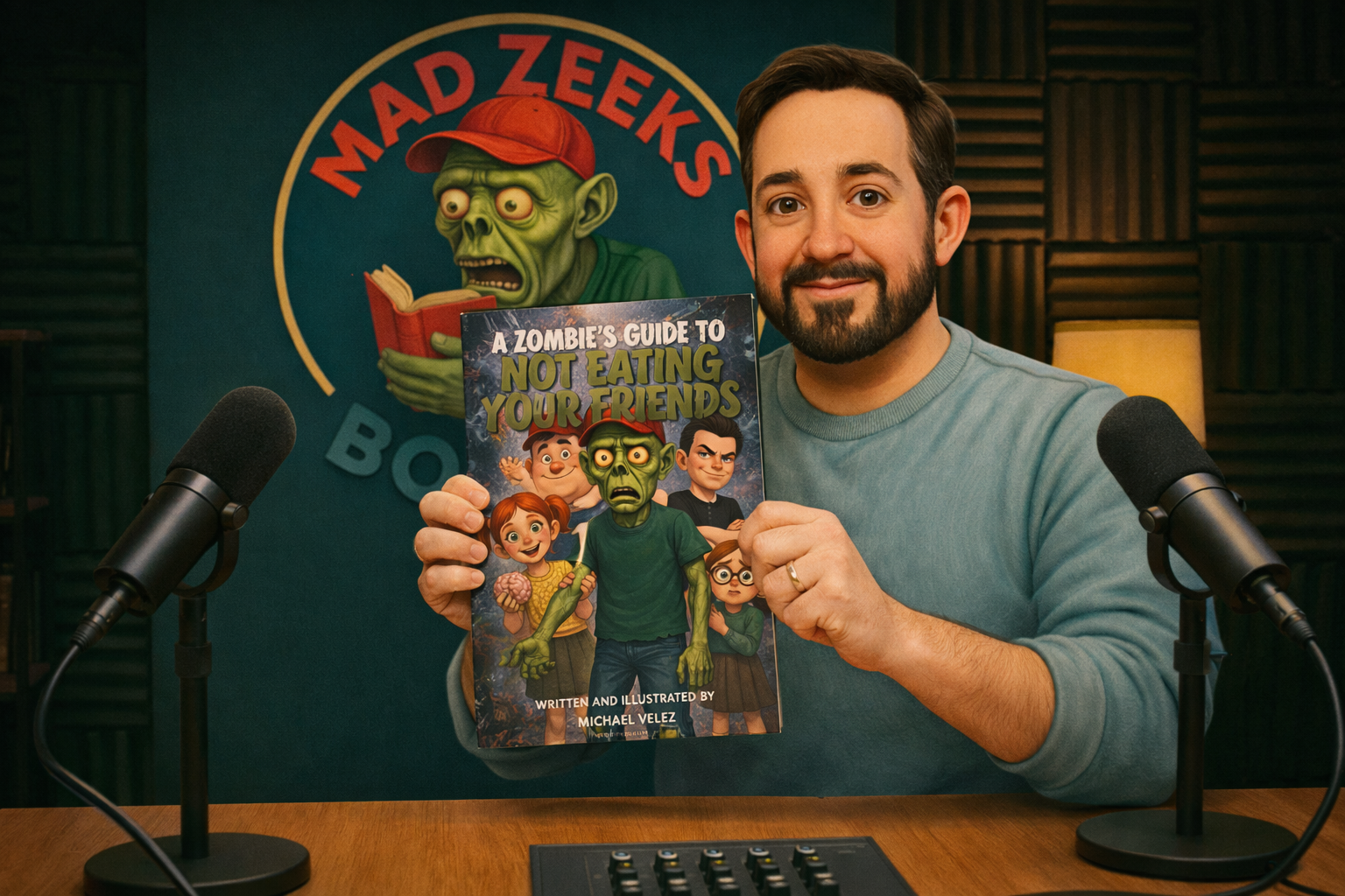 Mortie’s Book Is Almost Here! “A Zombie’s Guide to Not Eating Your Friends” Enters Final Post-Production